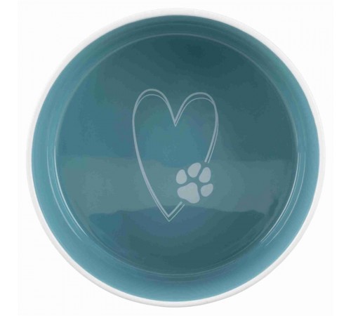 Миска керамічна Trixie Pet's Home 1,4 л кремово-блакитний