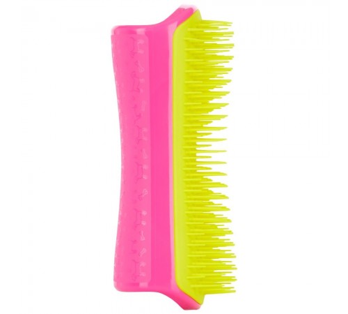 Щітка для розплутування шерсті собаки Pet Teezer Detangling and Grooming Pink/Yellow