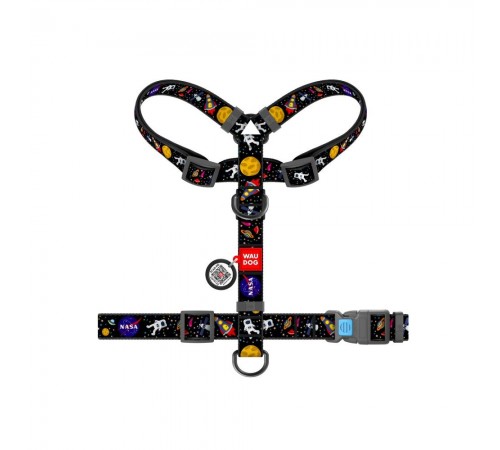 Шлея для собак Collar Nylon H-подібна S - чорний