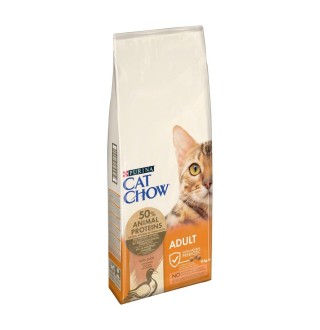 Purina Cat Chow Adult Duck - сухий повнораціонний корм з качкою для дорослих котів, 15кг
