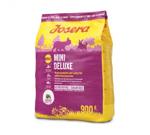 Сухий корм для собак Josera Mini Deluxe 900 г - ягня