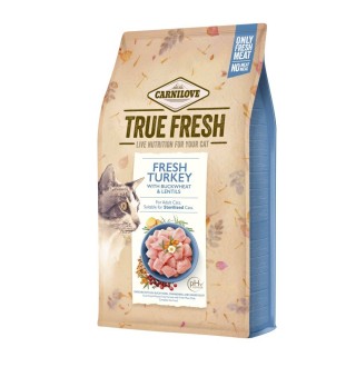 Сухий корм для котів Carnilove True Fresh 4,8 кг - індичка