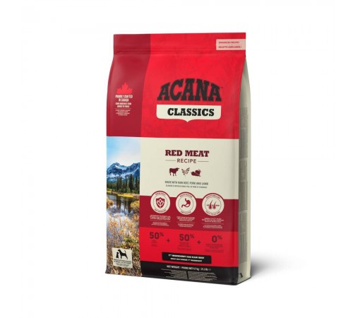 Сухий корм для собак Acana Classics Red Meat Recipe 9,7 кг - асорті