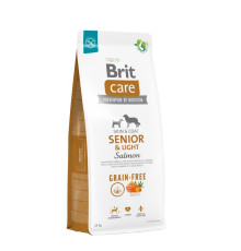 Сухий корм для собак Brit Care Dog Grain-free Senior & Light 12 кг - лосось