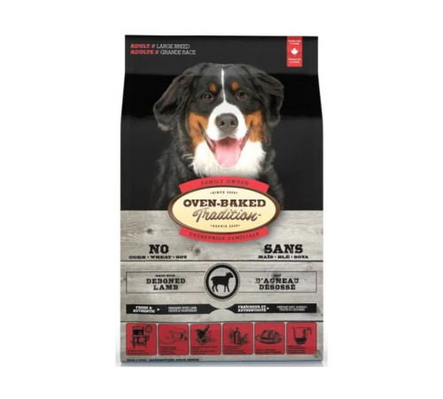 Сухий корм Oven-Baked Tradition Dog Adult Large Breed 11,34 кг - ягня