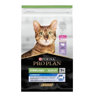 Purina Pro Plan Sterilised Senior - сухий корм з індичкою для стерилізованих котів старше 7 років, 1,5кг
