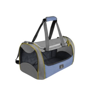 Сумка-переноска для котів та собак вагою до 9 кг Collar 51x24x25 см - синій