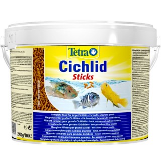 Сухий корм для акваріумних риб Tetra в паличках «Cichlid Sticks» 10 л (для всіх цихлід)