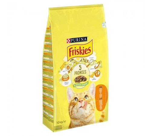 Сухий корм для котів Friskies 10 кг - курка та овочі