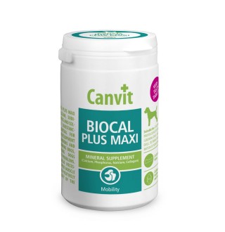 Canvit Biocal Plus Maxi - вітаміни з колагеном, для підтримки зв'язок і суглобів у собак, 230г
