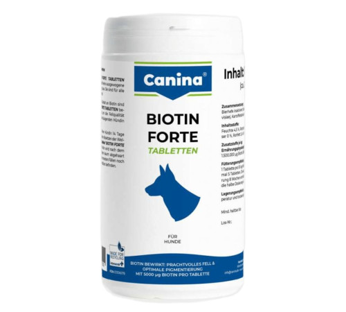 Вітаміни для собак Canina Biotin Forte 210 шт/700 г