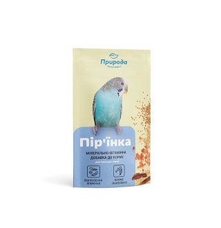 Вітаміни для дрібних та середніх птахів Природа «Пір'ячко» насіння 20 г (під час линьки)