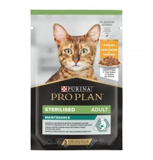 Вологий корм для котів Pro Plan Sterilized Adult pouch 85 г - курка