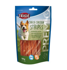 Ласощі для собак Trixie PREMIO Chicken Cheese Stripes 100 г (курка та сир)