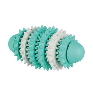 Іграшка для собак Trixie М'яч-котушка регбі «Denta Fun» 15 см (гума)