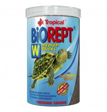 Сухий корм для водоплавних черепах Tropical в паличках «Biorept W» 1 л