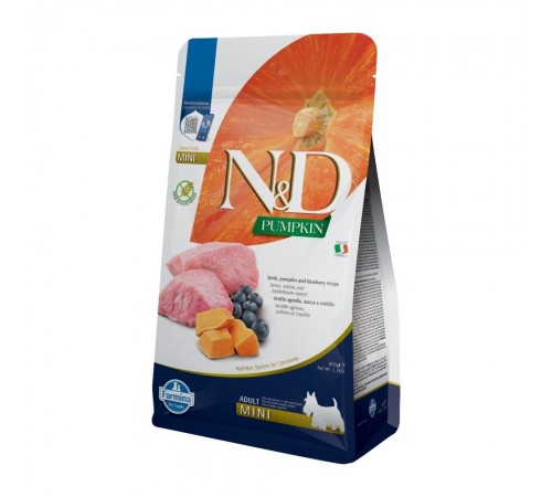Сухий корм для собак Farmina N&D Grain Free Adult Mini 800 г - ягня та чорниця