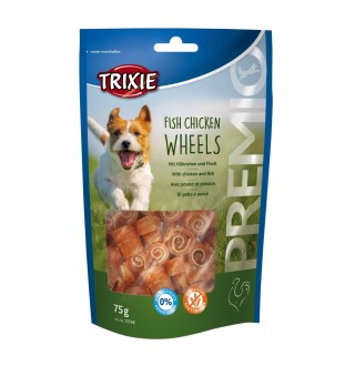 Ласощі для собак Trixie PREMIO Fish Chicken Wheels 75 г (курка та риба)