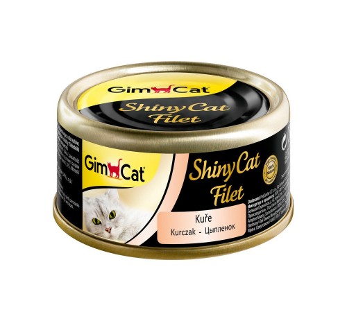Вологий корм для котів GimCat Shiny Cat Filet 70 г (курка)