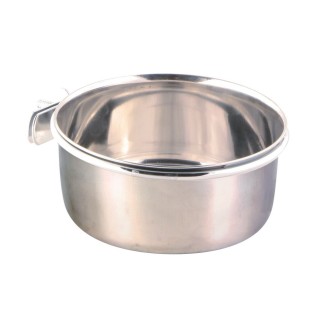 Миска металева Trixie з гвинтовим кріпленням 600 мл / 12 см