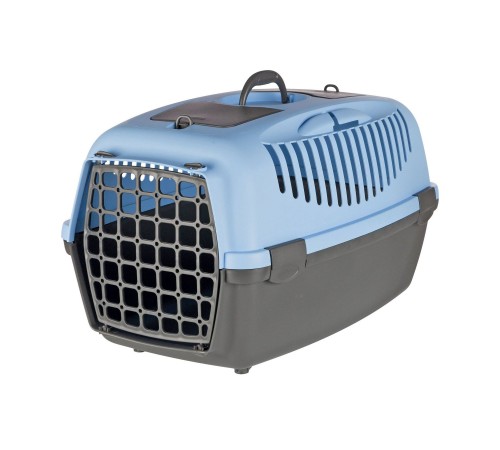 Контейнер-переноска для собак та котів вагою до 12 кг Trixie «Capri 3» 40 x 38 x 61 см (блакитна)
