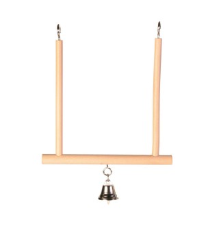 Іграшка для птахів Trixie Гойдалки з дзвіночком 12 x 13 см (дерево)