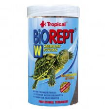 Сухий корм для водоплавних черепах Tropical в паличках «Biorept W» 250 мл
