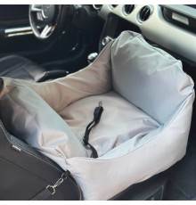 Автокрісло - переноска Incor для собак 52 х 52 х 40 см (сіра)