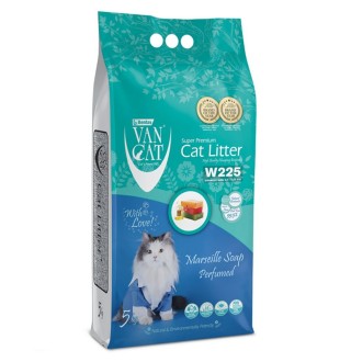 VanCat Cat Litter Marseille Soap - бентонітовий наповнювач для котячого туалету з ароматом Марсельского мила, 5кг