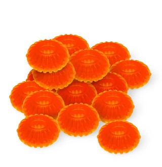 Елемент для саморобної іграшки для собак Comfy «Create & Play» кільце помаранчеве, 30 шт. (гума)