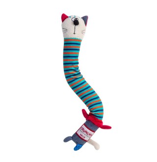 Іграшка для собак GiGwi Crunchy Кіт з хрусткою шиєю та пискавкою 28 см