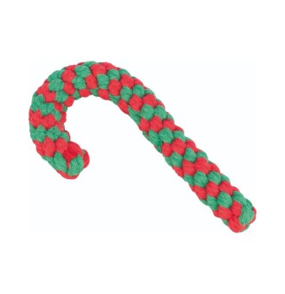Іграшка для собак Trixie Різдвяний канат в формі цукерки 19 см