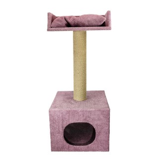 Кігтеточка з будиночком Pet Fashion Люкс 95 см - бузковий
