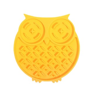 Килимок-годівниця силіконова WahoPet licky 200 мл - жовтий