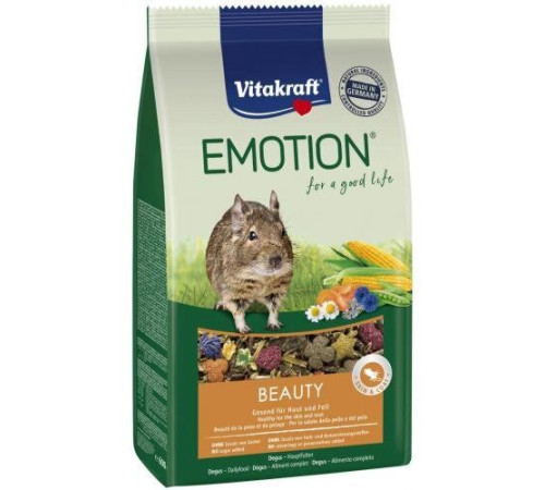 Корм для дегу Vitakraft «Emotion Beauty Selection» 600 г (для шкіри та шерсті)