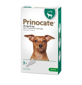 Prinocate Dog by KRKA - Прінокат протипаразитарні краплі на холку від бліх, кліщів і гельмінтів для собак, до 4кг