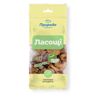 Ласощі для гризунів Природа «Десерт-мікс Яблучко» 50 г (асорті)