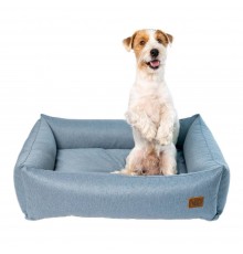 Лежак для собак Noble Pet Albert Peacock Blue 70 х 50 х 22 см