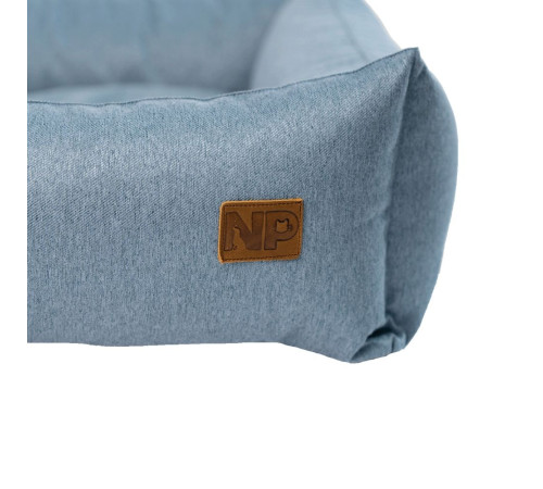 Лежак для собак Noble Pet Albert Peacock Blue 70 х 50 х 22 см