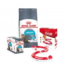 Набір сухого і вологого корму для котів Royal Canin Urinary Care 2 кг +12 шт х 85 г pouch + лабіринт у подарунок