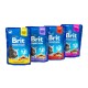 Набір вологого корму для котів Brit Premium pouch 3+1 шт х 100 г - асорті