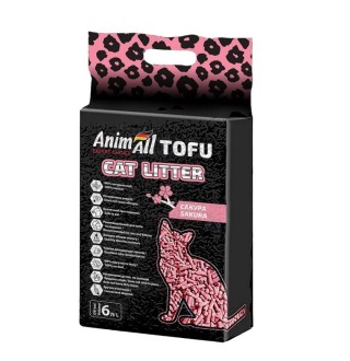Тофу наповнювач AnimAll 2,6кг/6л - сакура