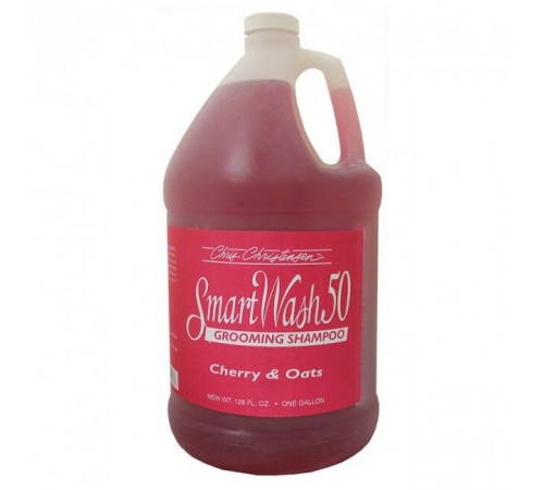 Шампунь для котів та собак Chris Christensen «Smart Wash 50 Cherry & Oats» (Вишня та овес) 3,8 л