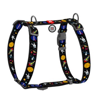 Шлея для cобак COLLAR WOUDOG Н-подібна M - чорна