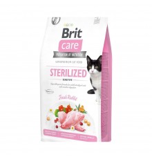 Сухий корм для котів Brit Care Cat Grain Free Sterilized Sensitive 7 кг - кролик