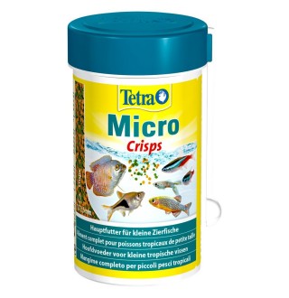 Сухий корм для дрібних акваріумних риб Tetra в чипсах «Micro Crisps» 100 мл (для всіх акваріумних риб)