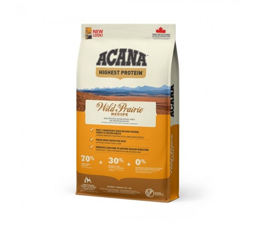 Acana Wild Prairie Recipe - сухий корм з м'ясом курчат і індички для собак всіх порід на всіх стадіях життя, 6кг