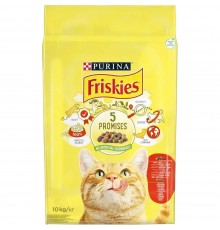 Сухий корм для котів Friskies 10 кг - курка та яловичина