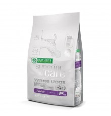 Сухий корм для цуценят Nature's Protection Superior Care White Dogs Grain Free Junior All Breeds 1,5 кг - лосось