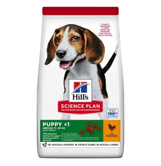 Сухий корм для цуценят Hill’s Science Plan Puppy Medium Breed 2,5 кг - курка